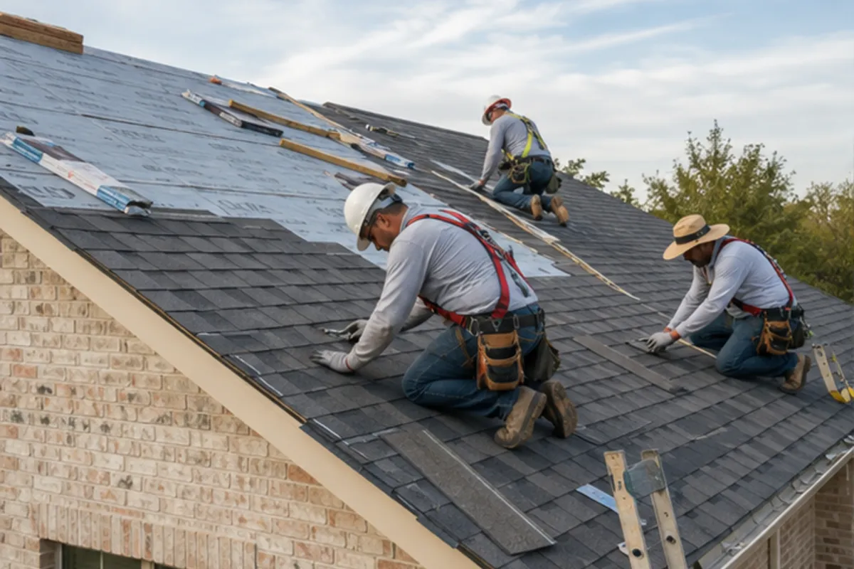 Roof Replacement in Houston for Aging and Repeatedly Repaired Roofs