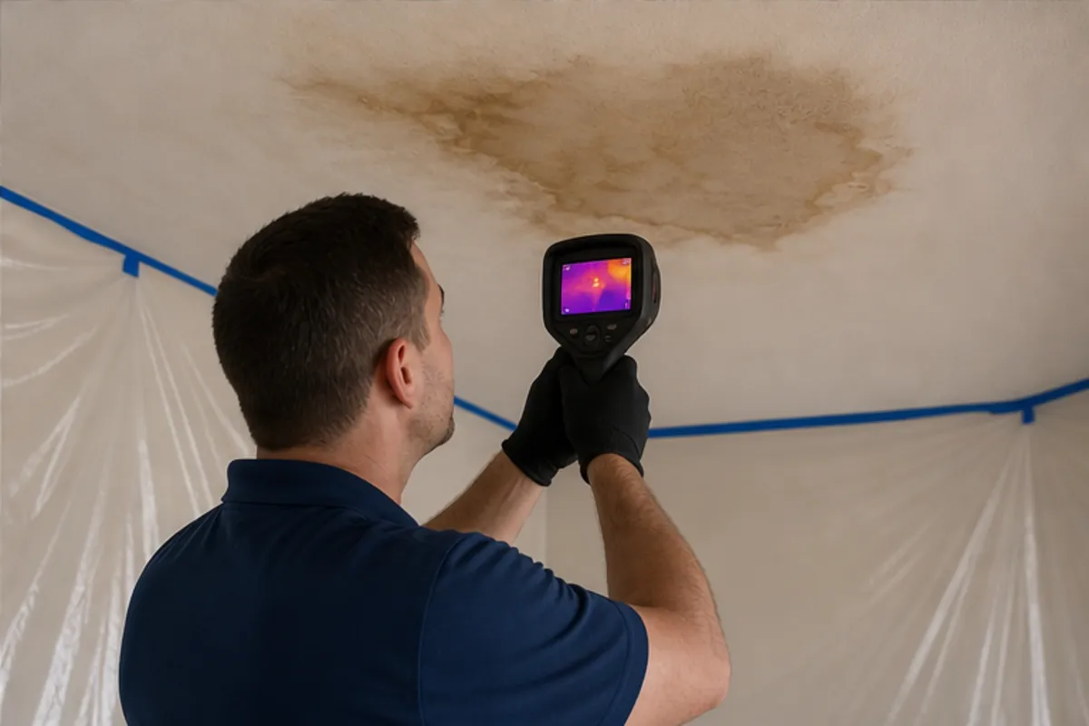 Houston Roof Leak Source Tracing Beyond the Ceiling Stain