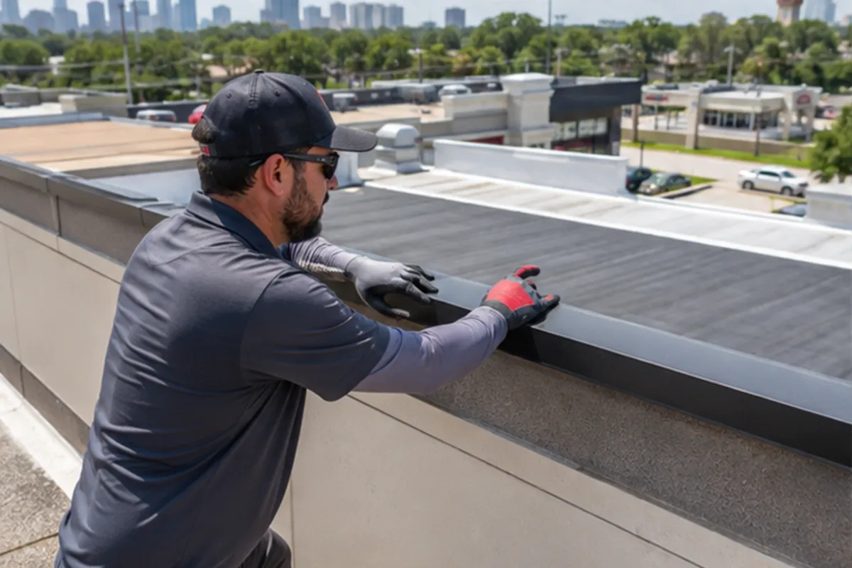Retail Center Roofing in Houston