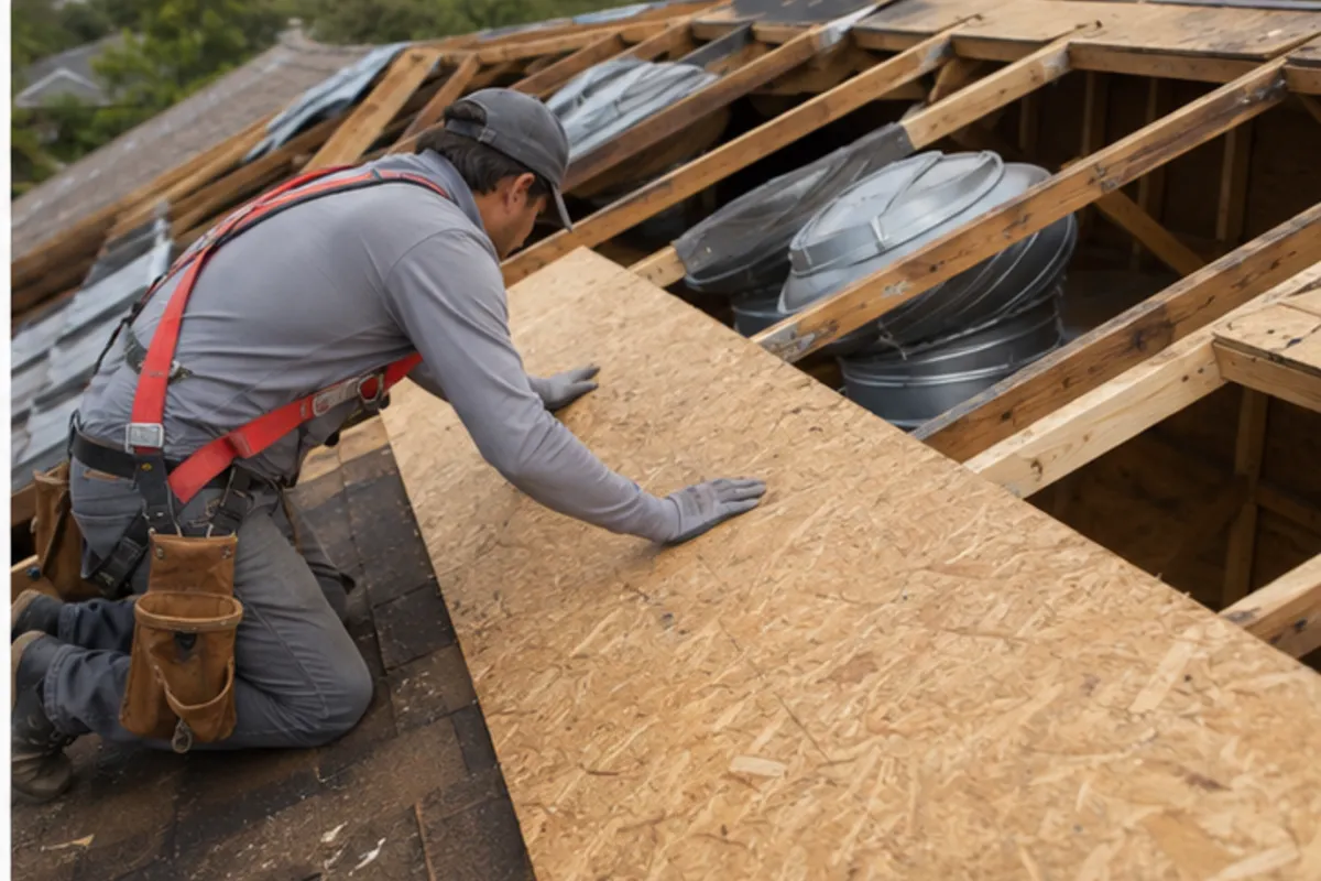 Sagging Roof Area Evaluation in Houston